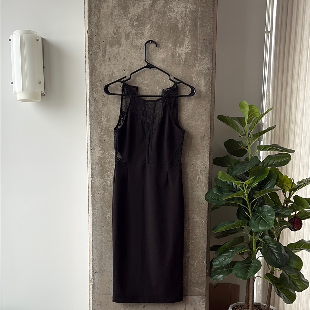 Dynamite Black Dress with Lace details